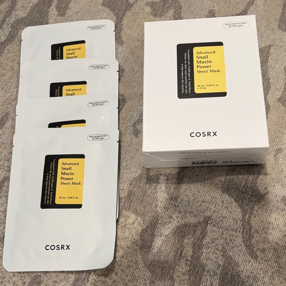 COSRX Snail Mucin Power Sheet Mask Set of 4